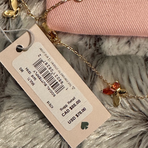 Kate Spade social butterfly bracelet comes with dust bag, NWT - Picture 5 of 6
